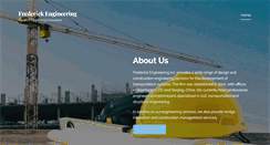 Desktop Screenshot of frederick-engineering.com